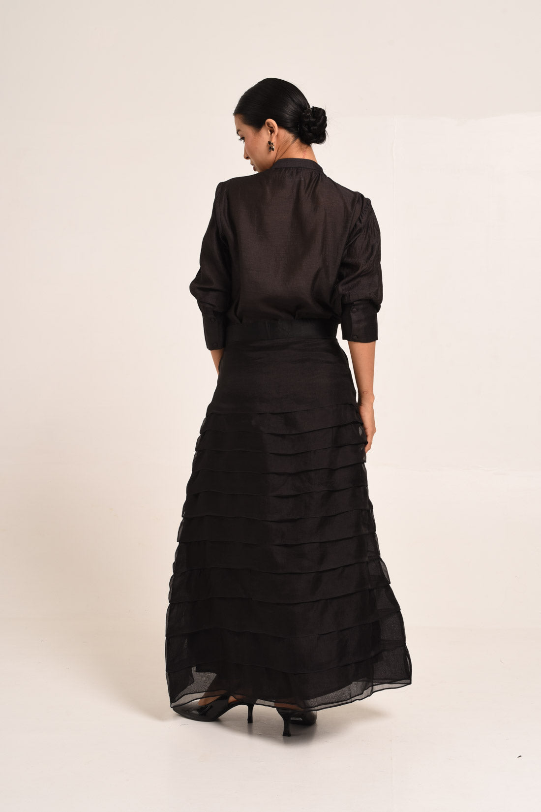 PERÚ RUFFLED BLOUSE AND SKIRT SET